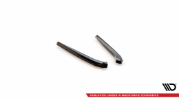 Heck Ansatz Flaps Diffusor passend für BMW 5er G30 / G31 Facelift schwarz Hochglanz