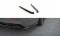 Heck Ansatz Flaps Diffusor passend für BMW 5er G30 / G31 Facelift schwarz Hochglanz