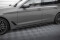Seitenschweller Ansatz Cup Leisten passend für BMW 5er G30 / G31 Facelift schwarz Hochglanz