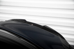 Heck Spoiler Aufsatz Abrisskante 3D für Toyota Avensis Limousine Mk3 Facelift schwarz Hochglanz
