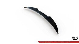 Heck Spoiler Aufsatz Abrisskante 3D passend für Toyota Avensis Limousine Mk3 Facelift schwarz Hochglanz