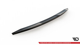 Heck Spoiler Aufsatz Abrisskante 3D passend für Toyota Avensis Limousine Mk3 Facelift schwarz Hochglanz