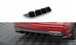 Heck Ansatz Diffusor passend für Seat Tarraco FR Mk1 schwarz Hochglanz