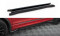 Seitenschweller Ansatz Cup Leisten für Seat Tarraco FR Mk1 schwarz Hochglanz