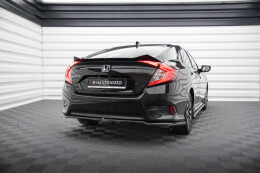 Heck Spoiler Aufsatz Abrisskante für Honda Civic Limo Mk10 / Mk10 FL schwarz Hochglanz