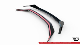 Heck Spoiler Aufsatz Abrisskante passend für Honda Civic Limousine Mk10 / Mk10 Facelift schwarz Hochglanz