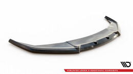 Cup Spoilerlippe Front Ansatz V.1 passend für Honda Civic Limousine Mk10 schwarz Hochglanz