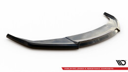 Cup Spoilerlippe Front Ansatz V.2 passend für Honda Civic Limousine Mk10 schwarz Hochglanz