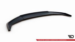 Cup Spoilerlippe Front Ansatz V.2 passend für Honda Civic Limousine Mk10 schwarz Hochglanz
