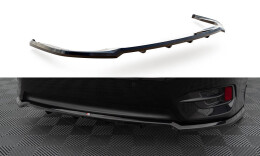 Mittlerer Cup Diffusor Heck Ansatz DTM Look für Honda Civic Mk10 schwarz Hochglanz
