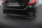 Mittlerer Cup Diffusor Heck Ansatz DTM Look passend für Honda Civic Mk10 schwarz Hochglanz