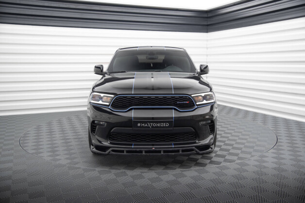 Street+ Spoilerlippe Front Ansatz passend für Dodge Durango Mk3 FL schwarz Hochglanz