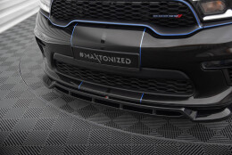 Cup Spoilerlippe Front Ansatz passend für Dodge Durango Mk3 Facelift schwarz Hochglanz
