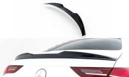 Heck Spoiler Aufsatz Abrisskante 3D passend für Mercedes-Benz CLA Coupe C118 Facelift schwarz Hochglanz