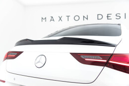 Heck Spoiler Aufsatz Abrisskante 3D passend für Mercedes-Benz CLA Coupe C118 Facelift schwarz Hochglanz