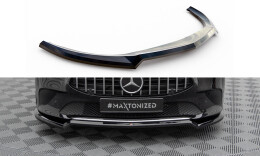 Cup Spoilerlippe Front Ansatz V.1 für Mercedes CLA C118 schwarz Hochglanz