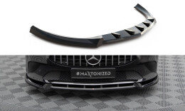 Cup Spoilerlippe Front Ansatz V.2 für Mercedes CLA C118 schwarz Hochglanz