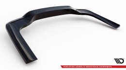 Mittlerer Cup Diffusor Heck Ansatz DTM Look passend für Mercedes-Benz CLA Coupe C118 schwarz Hochglanz