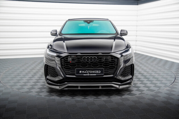 Carbon Cup Spoilerlippe Front Ansatz für Audi RSQ8 Mk1