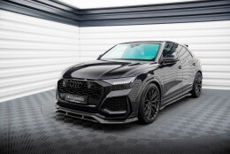 Carbon Fiber Spoilerlippe Front Ansatz passend für Audi RSQ8 Mk1