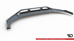 Carbon Fiber Spoilerlippe Front Ansatz passend für Audi RSQ8 Mk1
