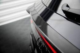 Carbon Fiber Heckklappenspoiler (Unterer) passend für Audi SQ8 / Q8 S-Line Mk1 FL