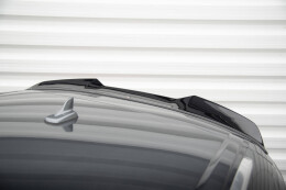 Heck Spoiler Aufsatz Abrisskante 3D für Audi Q7 Mk2 schwarz Hochglanz