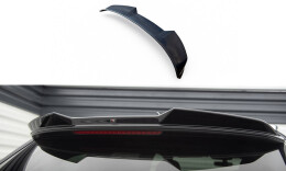 Heck Spoiler Aufsatz Abrisskante 3D passend für Audi Q7 Mk2 schwarz Hochglanz