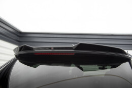 Heck Spoiler Aufsatz Abrisskante 3D passend für Audi Q7 Mk2 schwarz Hochglanz