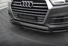 Cup Spoilerlippe Front Ansatz passend für Audi Q7 Mk2 schwarz Hochglanz