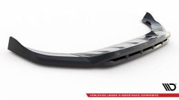 Cup Spoilerlippe Front Ansatz passend für Audi Q7 Mk2 schwarz Hochglanz