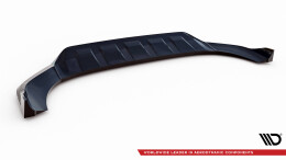 Cup Spoilerlippe Front Ansatz passend für Audi Q7 Mk2 schwarz Hochglanz