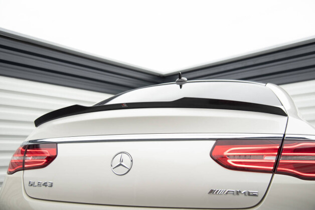 Heck Spoiler Aufsatz Abrisskante passend für Mercedes-Benz GLE Coupe 43 AMG / AMG-Line C292 schwarz Hochglanz