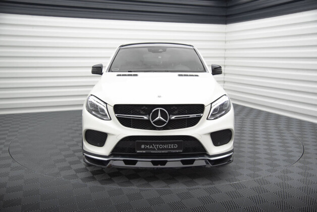 Cup Spoilerlippe Front Ansatz V.1 passend für Mercedes-Benz GLE Coupe 43 AMG / AMG-Line C292 schwarz Hochglanz