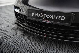 Cup Spoilerlippe Front Ansatz passend für Porsche 911 Turbo 997 schwarz Hochglanz