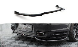 Mittlerer Cup Diffusor Heck Ansatz DTM Look passend für Porsche 911 Turbo 997 schwarz Hochglanz
