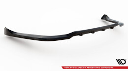 Mittlerer Cup Diffusor Heck Ansatz DTM Look passend für Porsche 911 Turbo 997 schwarz Hochglanz