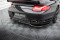 Mittlerer Cup Diffusor Heck Ansatz DTM Look passend für Porsche 911 Turbo 997 schwarz Hochglanz
