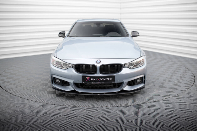 Street Pro Cup Spoilerlippe Front Ansatz passend für BMW 4er Coupe M-Paket F32 SCHWARZ