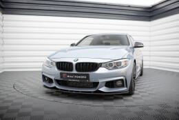 Street Pro Cup Spoilerlippe Front Ansatz passend für BMW 4er Coupe M-Paket F32 SCHWARZ