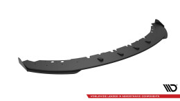 Street Pro Cup Spoilerlippe Front Ansatz passend für BMW 4er Coupe M-Paket F32 SCHWARZ+ HOCHGLANZ FLAPS