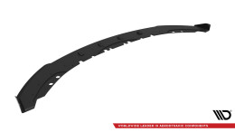 Street Pro Cup Spoilerlippe Front Ansatz passend für BMW 4er Coupe M-Paket F32 SCHWARZ+ HOCHGLANZ FLAPS
