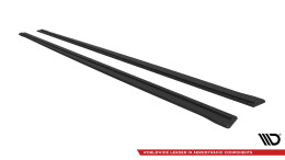 Street Pro Seitenschweller Ansatz Cup Leisten passend für BMW 4er Coupe M-Paket F32 SCHWARZ