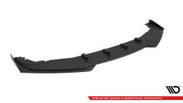Street Pro Cup Spoilerlippe Front Ansatz für Honda Civic Mk10 SCHWARZ+ HOCHGLANZ FLAPS