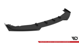 Street Pro Cup Spoilerlippe Front Ansatz passend für Honda Civic Mk10 SCHWARZ+ HOCHGLANZ FLAPS