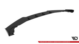 Street Pro Cup Spoilerlippe Front Ansatz passend für Honda Civic Mk10 SCHWARZ+ HOCHGLANZ FLAPS