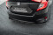 Street Pro Heckschürze Heck Ansatz Diffusor passend für Honda Civic Mk10 SCHWARZ
