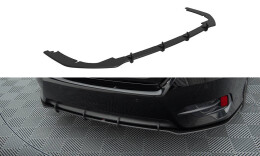 Street Pro Heckschürze Heck Ansatz Diffusor passend für Honda Civic Mk10 schwarz-rot