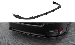 Street Pro Heckschürze Heck Ansatz Diffusor passend für Honda Civic Mk10 SCHWARZ+ HOCHGLANZ FLAPS