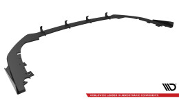 Street Pro Heckschürze Heck Ansatz Diffusor passend für Honda Civic Mk10 SCHWARZ+ HOCHGLANZ FLAPS